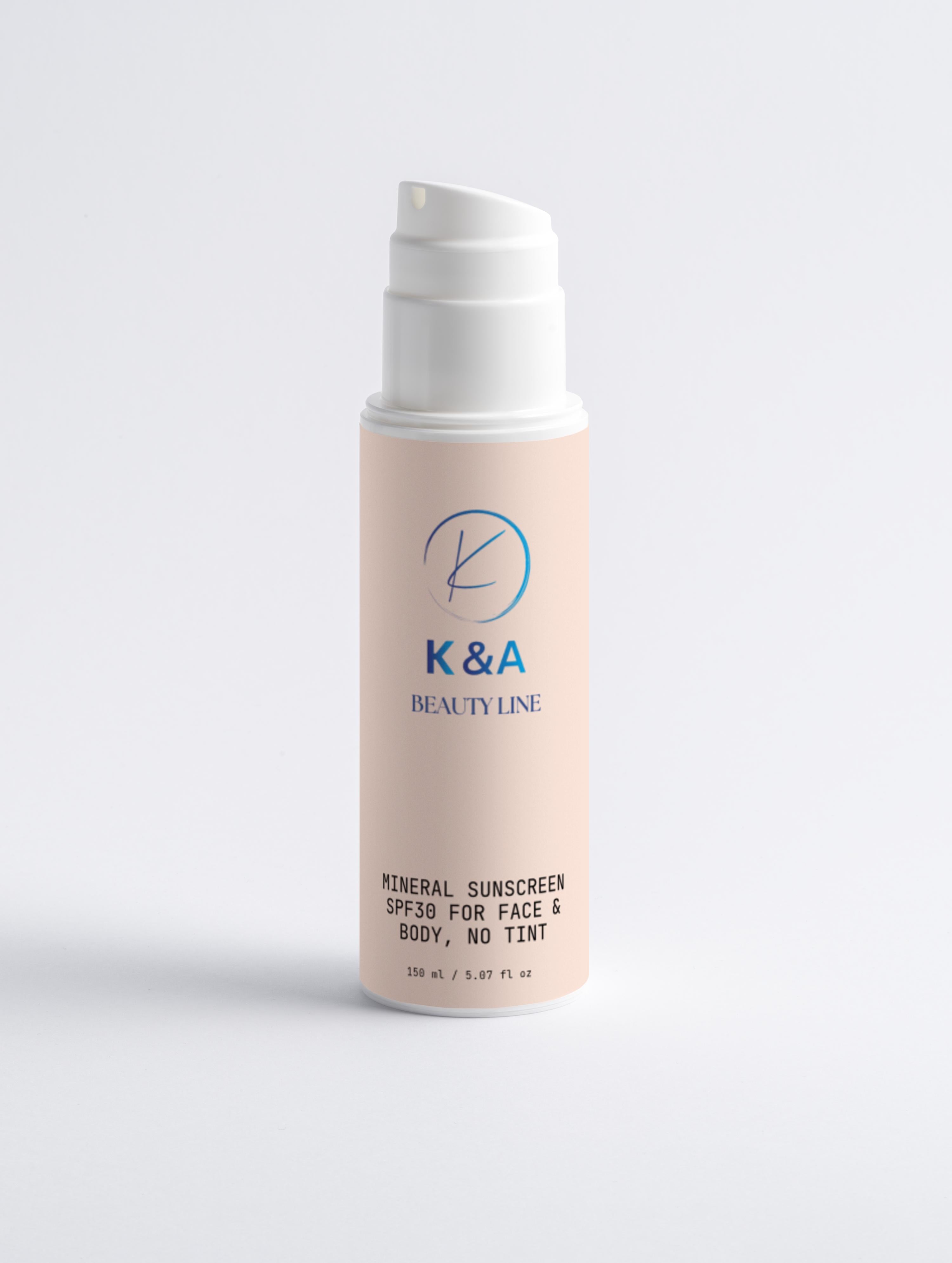 Mineral Sunscreen SPF30 for Face & Body, no tint